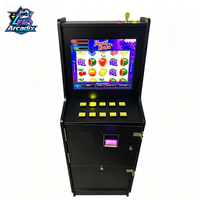 Borne d'arcade tactile en bois de 19 pouces, populaire aux États-Unis, pour jeux de compétences à monnayeur, pour usage domestique