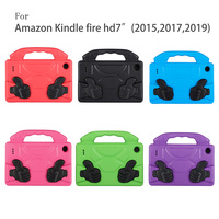 Vente chaude mignon enfants style haute qualité poignée en mousse EVA coque Pour Amazon Kindle fire HD 7 2015 2017 2019 universel de 7 pouces