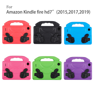 Hot Selling Cute Kids Style High Quality EVA Foam Handle case for Amazon Kindle <strong>Fire</strong> HD <strong>7</strong> 2015 2017 2019 <strong>7</strong> Inch Universal - Product Image 3