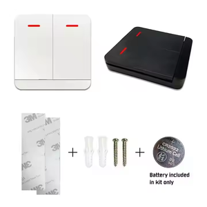 433MHz Wireless Wand schalter Fernbedienung LED Home Automation 12V/3V Silizium-Tastatur für Garagentore Lichter Automatische Funktion - Product Image 5