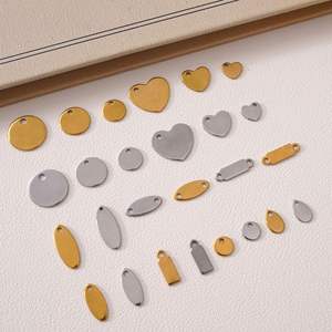 Aceon Yiwu علامات اسم شعار شخصية ديي الفولاذ المقاوم للصدأ المصقول صنع المجوهرات سحر الأزياء الرياضية شكل العلامة التجارية - Product Image 4