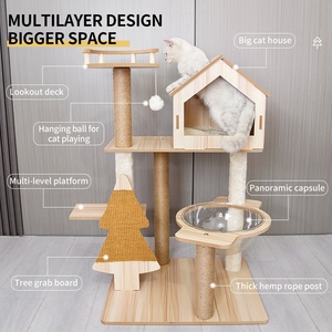 Armoire pour animaux de compagnie étanche en bois intérieur <span class=keywords><strong>chat</strong></span> condo sisal corde planche <span class=keywords><strong>à</strong></span> gratter <span class=keywords><strong>arbre</strong></span> personnalisé chats tour activité <span class=keywords><strong>arbre</strong></span> <span class=keywords><strong>à</strong></span> <span class=keywords><strong>chat</strong></span> - Product Image 3