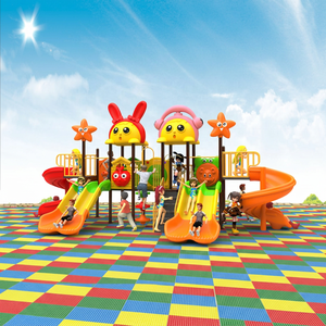 Equipo de Juegos Infantiles para Exteriores con Temática Animal Personalizada, Tobogán Comercial de LLDPE con <span class=keywords><strong>Aro</strong></span> de Baloncesto para Parque - Product Image 2