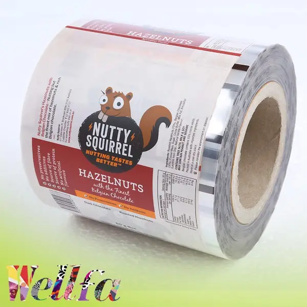 Transparent Plastic Packaging Film for nuts Mix