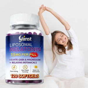 Capsules de mélatonine liposomale de haute qualité OEM/ODM pour un sommeil plus profond et plus sain - Faible teneur en glucides et en sucre - Product Image 1