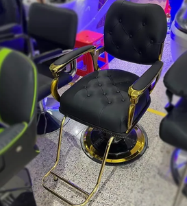 Modern <b>Barber</b> Shop Beauty Salon Black Green Pink Hydraulic <b>Barber</b> Styling <b>Chairs</b> - Product Image 2