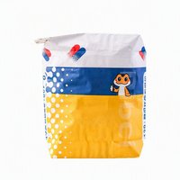 Sacs à valve à fond carré en papier kraft neufs, vides, de 20 kg et 25 kg, pour adhésif à carrelage, haute capacité de production, fabriqués en Chine