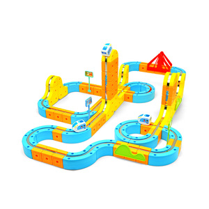 Blocs de construction de voitures sur rail magnétique, jouet éducatif à monter soi-même pour enfants de 4 à 6 ans avec plus de 10000 configurations - Product Image 5
