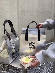 Bolsas Desechables Reciclables de PP No Tejido para Sándwiches, Pasteles y Pan, con Asas, Personalizadas, Duraderas, Aisladas para Alimentos Calientes/Fríos - Product Image 6