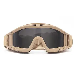 Защитные очки для страйкбола противотуманные тактические очки с 3 сменными линзами для защиты глаз для охоты и велоспорта