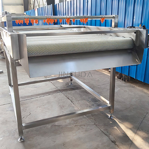 Procesador de Limpieza de Dos Etapas con Alimentación y Descarga Automáticas para Tubérculos Subterráneos, Jengibre, Palma, Camarones y Abulón - Product Image 3