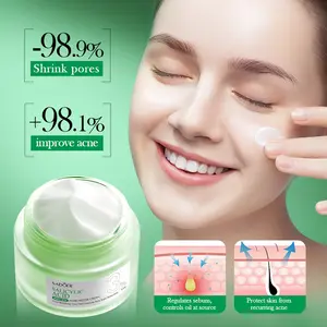 Crème Visage SADOER à l'Acide Salicylique de Haute Qualité pour l'Élimination et la Réparation de l'Acné, Crème Visage Hydratante pour Étudiants contre l'Acné - Product Image 1