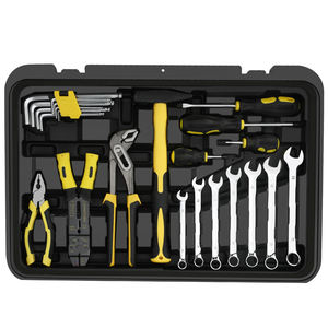 Caja <span class=keywords><strong>de</strong></span> Herramientas para coche, Kit <span class=keywords><strong>de</strong></span> herramientas manuales profesionales mecánicas, maleta con juego <span class=keywords><strong>de</strong></span> llaves <span class=keywords><strong>de</strong></span> tubo, 1/2, 3/8, 1/4 y 318 Uds. - Product Image 6