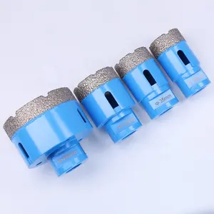 High quality popular vacuum brazing granite marble drilling for diamond hole saw core drill for ceramic tile