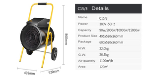 Jiuzhihai — chauffage d'air électrique pour le plafond, installation <span class=keywords><strong>film</strong></span> plafonnier extensible - Product Image 2