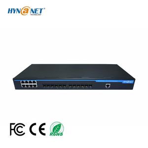 พอร์ต8 1G RJ45 + 12 10G <span class=keywords><strong>SFP</strong></span> Layer3สวิตช์อีเธอร์เน็ตที่มีการจัดการอย่างเต็มรูปแบบ19 'WiFi6 WiFi7และเข้ากันได้กับ <span class=keywords><strong>Hikvision</strong></span> - Product Image 1