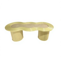 Table de fête personnalisée en gros pour enfants, table de mariage extérieure, table de mariage en lierre véritable