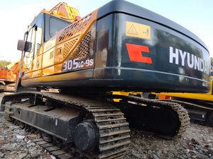 Excavadora de orugas Hyundai 305lc-9t usada de 30 toneladas, original de Corea en stock - Product Image 2