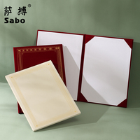 Carpeta de Terciopelo para Diploma con Marco Dorado en Relieve, Porta Certificados Personalizado, Porta Documentos de Graduación