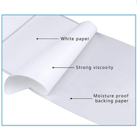 Compatible DK-2205 adhésif fort code à barres papier étiquettes de codes à barres