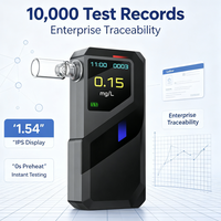 Alcoholímetro Digital Airsense S1 con Celda de Combustible, Tiempo de Soplado Ajustable, Sensor Reemplazable, Pantalla IPS, Fabricante OEM Profesional