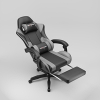 Chaise de bureau gaming ergonomique à dossier réglable, pivotante et portable, vente directe usine