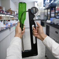 Nade Jauge d'épaisseur de paroi de bouteille en verre portable BTG-D plage de test 0-10mm testeur d'épaisseur de laboratoire pour les tests d'équipement