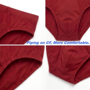 Caleçons pour hommes 100 % coton biologique, design classique traditionnel, coupe ajustée aux hanches, ultra confort, effet push-up, <span class=keywords><strong>sous</strong></span>-vêtements quotidiens - Product Image 3