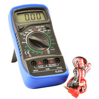 Multimètre numérique LCD Voltmètre AC DC Ampèremètre Ohmmètre Volt Tester Leads Meter