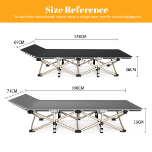 <span class=keywords><strong>Lit</strong></span> de camping simple moderne en vente chaude, pliable et portable avec cadre en aluminium/acier pour dormir - Product Image 6
