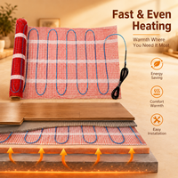 Fabricant de tapis chauffants électriques sous carrelage, tension, longueur, logo et thermostat personnalisables