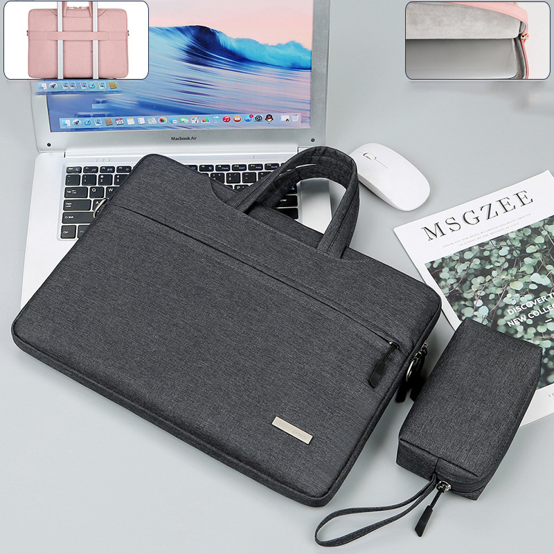 Gris foncé avec un petit sac