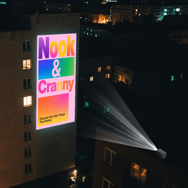 Wall logo Gobo Projector Outdoor Waterproof IP67 200W/300W/600W High Power Projection Lamp Customized LED Advertising Lights