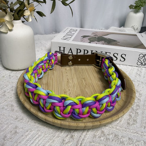 <span class=keywords><strong>Collar</strong></span> Retráctil para Mascotas de Diseño, Hecho a Mano, Personalizado, Ajustable, Suave y Sólido de Alta Calidad - Product Image 6