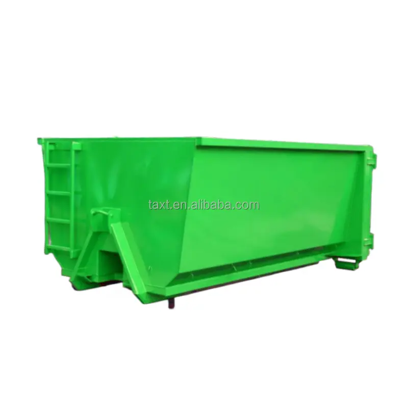 Special offer high quality hook type cable dumpster trailer garbage collector roll off container hook type lift container