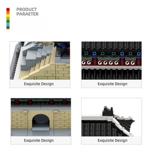 Blocs de construction éducatifs de modèles d'architecture historique de Namdaemun, Séoul, Corée, en gros OEM, modèle de collection, cadeau - Product Image 4