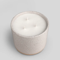 Mini pots à bougies modernes en céramique vides, cylindriques, pour la maison, la table, la décoration de mariage, blanc mat, noir, kaki, en gros