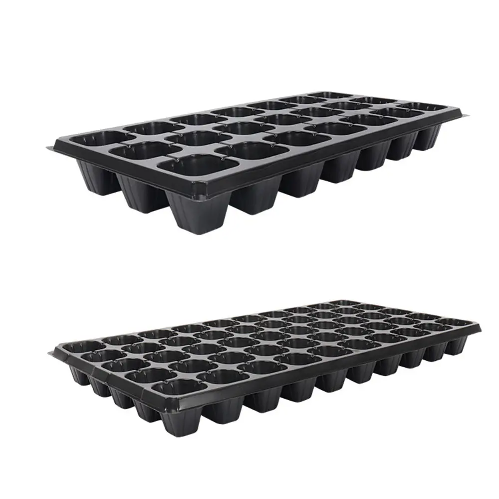 15/21/32/50/128/200 hole seedling raising vegetable, fruit, rice plastic seedling sprouting tray For Seed Planting cell tray