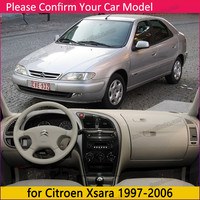 Alfombrilla para salpicadero de coche, para Citroen Xsara 1997, 1998, 1999, 2000, 2001, 2002, 2003, 2004, 2005, 2006
