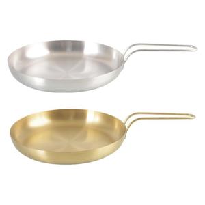 Poêle à frire ovale en acier inoxydable couleur dorée, portable, compatible lave-vaisselle, pour usage quotidien, ensemble d'ustensiles de cuisine - Product Image 1