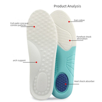 Plantillas Deportivas Unisex para Niños al por Mayor, Suaves, Transpirables, Antideslizantes, Duraderas, Lavables, de Alta Elasticidad, con Soporte de Arco y Absorción de Impactos