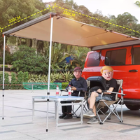 Auvent de toit latéral rétractable imperméable en alliage d'aluminium pour voiture, tente de camping pour accessoires GWM Tank 300
