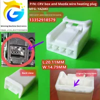 7187-8854 7186-8849 pour boîte à fusibles de voiture 4 broches prise électrique Original 12v Nylon IP67 3A 20241219
