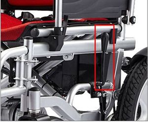 Silla de ruedas eléctrica plegable de viaje con absorción de impactos Silla De Ruedas Equipo de rehabilitación de energía para una movilidad conveniente - Product Image 4