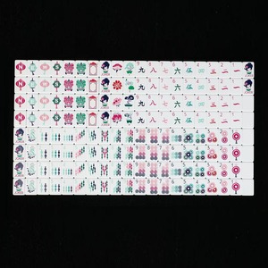 ชุดไพ่นกกระจอกไม้ไผ่แบบพกพาสั่งทำพิเศษ รุ่นใหม่ขายส่ง ยี่ห้อมิสดาร์ลิ่ง 160 ชิ้น สลักลาย 4 ชั้น หรูหรา สีเขียวอะคริลิก ไพ่นกกระจอกอเมริกัน - Product Image 4