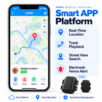 Récepteur GPS C059, traceur GPS pour animaux de compagnie, chiens, chats, étanche IP67, suivi en temps réel, clôture électronique, charge magnétique, application gratuite
