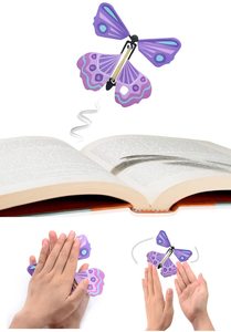 Cadeaux d'anniversaire papillon magique volant dans le livre fée élastique alimenté liquidation papillon jouet grande surprise pour mariage - Product Image 4