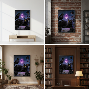 Quadro su Tela Astratto Minimalista Contemporaneo, Dipinto Moderno Incorniciato per Soggiorno - Product Image 2