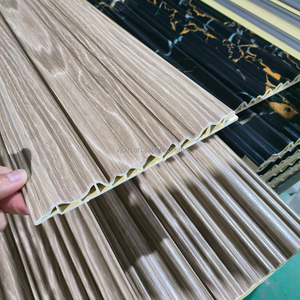 Golden Line Modern <strong>Wall</strong> Panels Leather Grain WPC <strong>Wall</strong> <strong>Cladding</strong> Waterproof Soundproof <strong>Interior</strong> Decorative <strong>Cladding</strong> for Apartments - Product Image 2