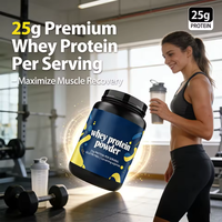 Fabrika'dan Doğrudan Tedarik Whey Protein İzolat Tozu 25g Protein Düşük Karbonhidrat Keto Dostu Kilo Yönetimi ve Kas İyileşmesi İçin